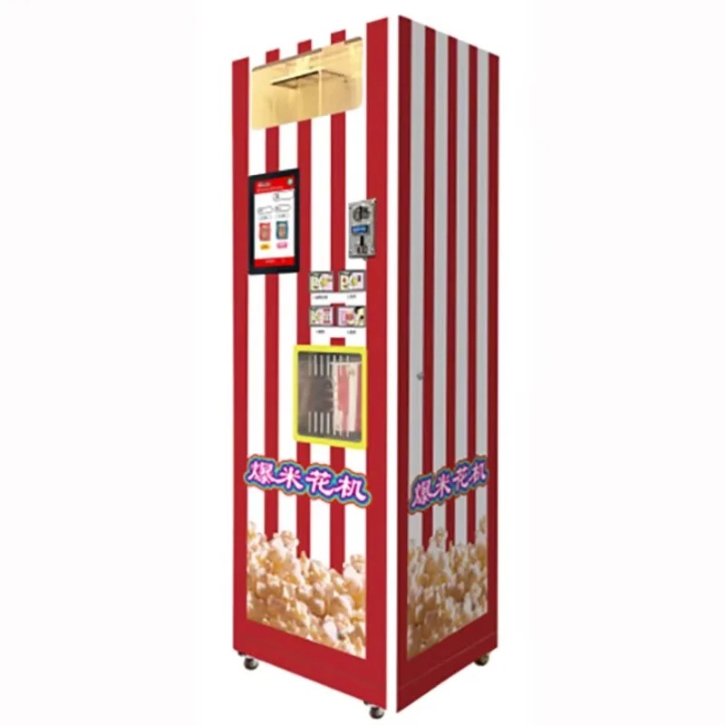 Popcorn Vending Machine - カスタマイズされた中国製ガス式業務用ポップコーン製造機、業務用ポップコーン自動販売機