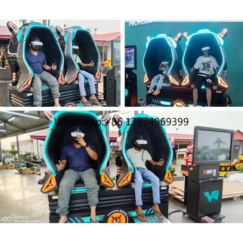 Arcade Machine Profit - モール向けバーチャルリアリティチェアエンターテイメント機器、迅速な収益化が可能なVRゲーム機、2人掛け9D VRチェア工場