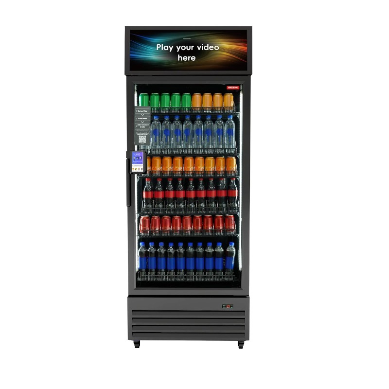 Open Vending Machine - カスタマイズ可能なスマートオープンフロント自動販売機 -420個収納可能 プロフェッショナルシリーズ、交通量の多い場所向け
