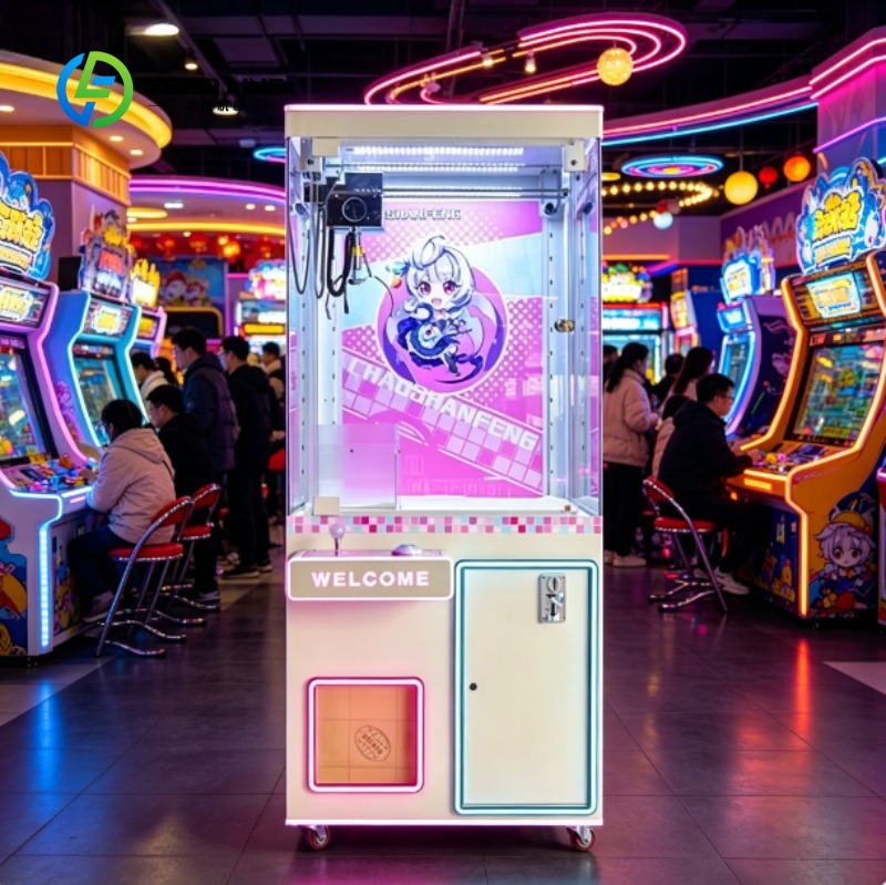 Arcade Style Vending Machine - クレーンゲーム、アーケード風景品掴み取り機、設定調整可能、誕生日や祝日に最適なプレゼント