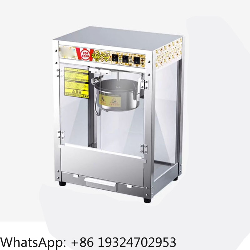 Popcorn Vending Machine - 全自動業務用ポップコーンマシン 220/110V ステンレス製電気ポップコーンメーカー 映画館、屋台、自動販売機向け