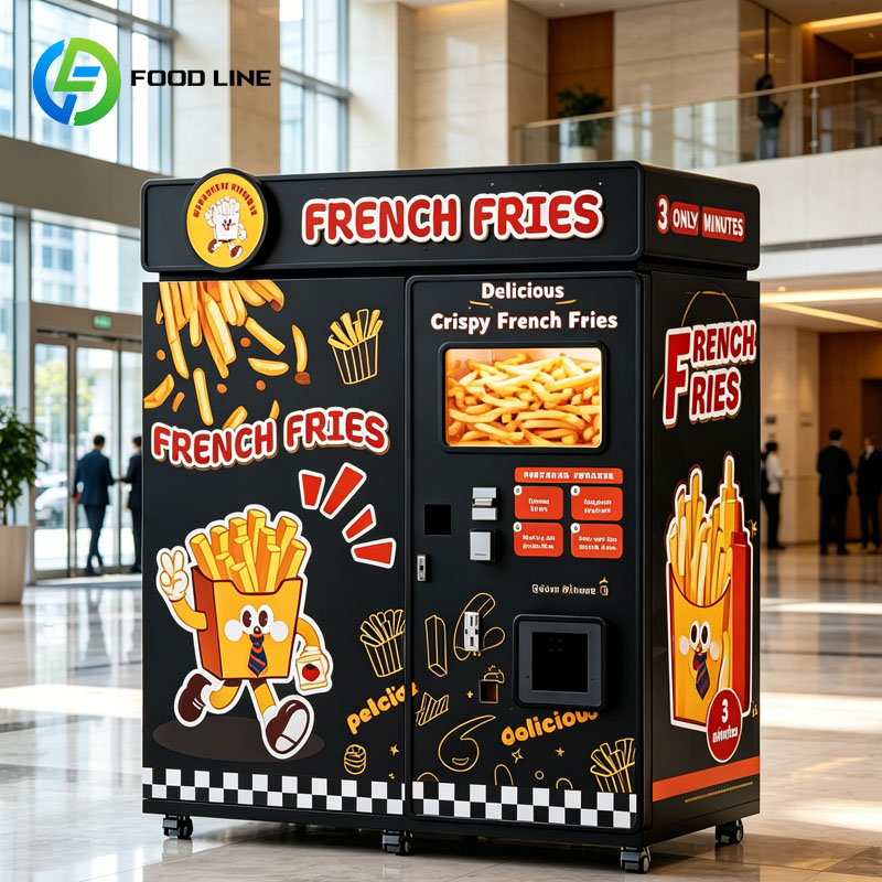 Popcorn Vending Machine - 全自動ポテトフライ自動販売機スマートフライキオスクスキャン決済ファストフードロボット販売システムカスタマイズ可能
