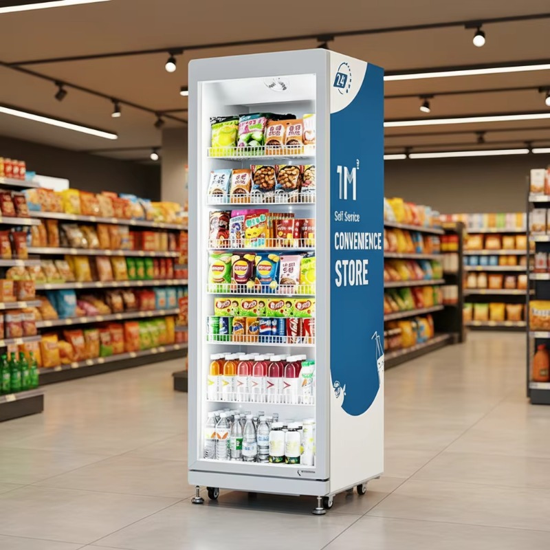 フードライン カスタマイズド自動販売機 AI搭載 オープンド - Open Vending Machine のレビューと価格
