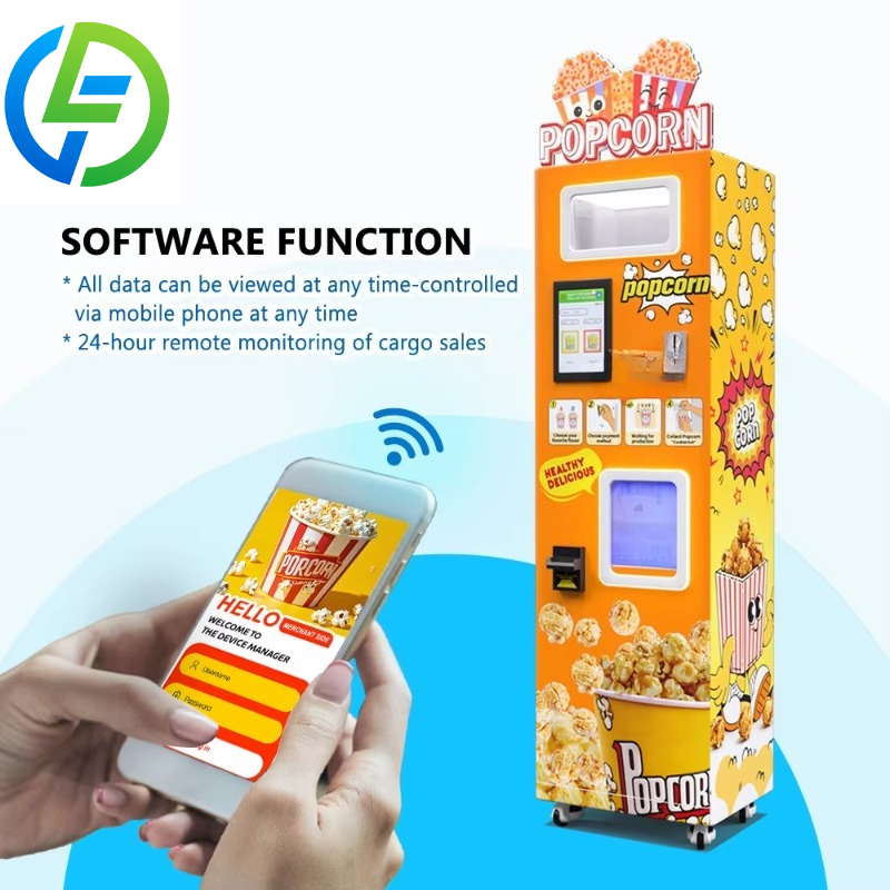 カスタマイズ可能な24時間稼働ポップコーン自動販売機 - 1 - Popcorn Vending Machine のレビューと価格