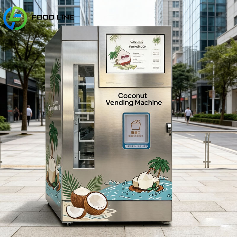 フレッシュココナッツ自動販売機 スマートAI自動ココナッツ割 - Open Vending Machine のレビューと価格