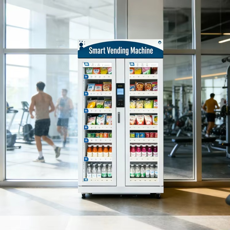 AIスマート冷蔵庫 EU/USキャッシュレス大容量重力検知式 - Open Vending Machine のレビューと価格