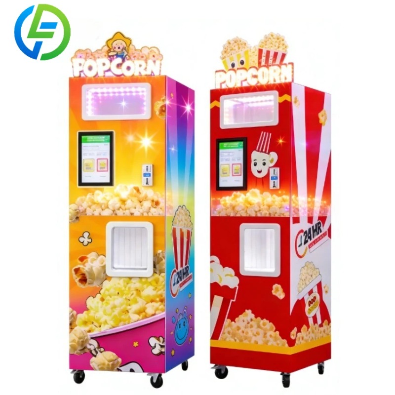 カスタマイズ可能な工場直送新型自動ポップコーン販売機 110 - Popcorn Vending Machine のレビューと価格