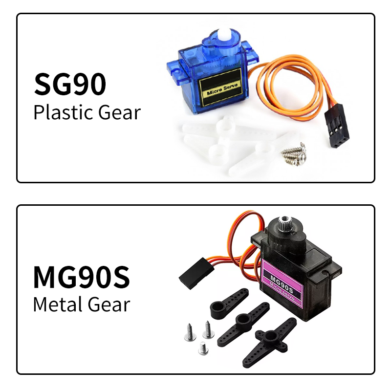 2 個/5 個/10 個 SG90 MG90S 9G マイク - Arduino Vending Machine Project のレビューと価格