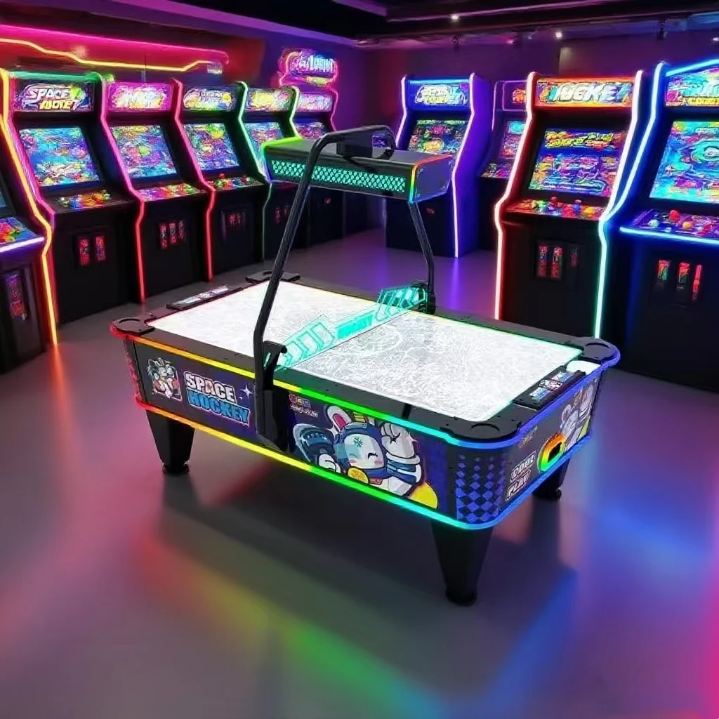 子供と大人向けのホッケーゲームマシン、2人用コイン式アイスホ - Arcade Games & Vending Llc のレビューと価格
