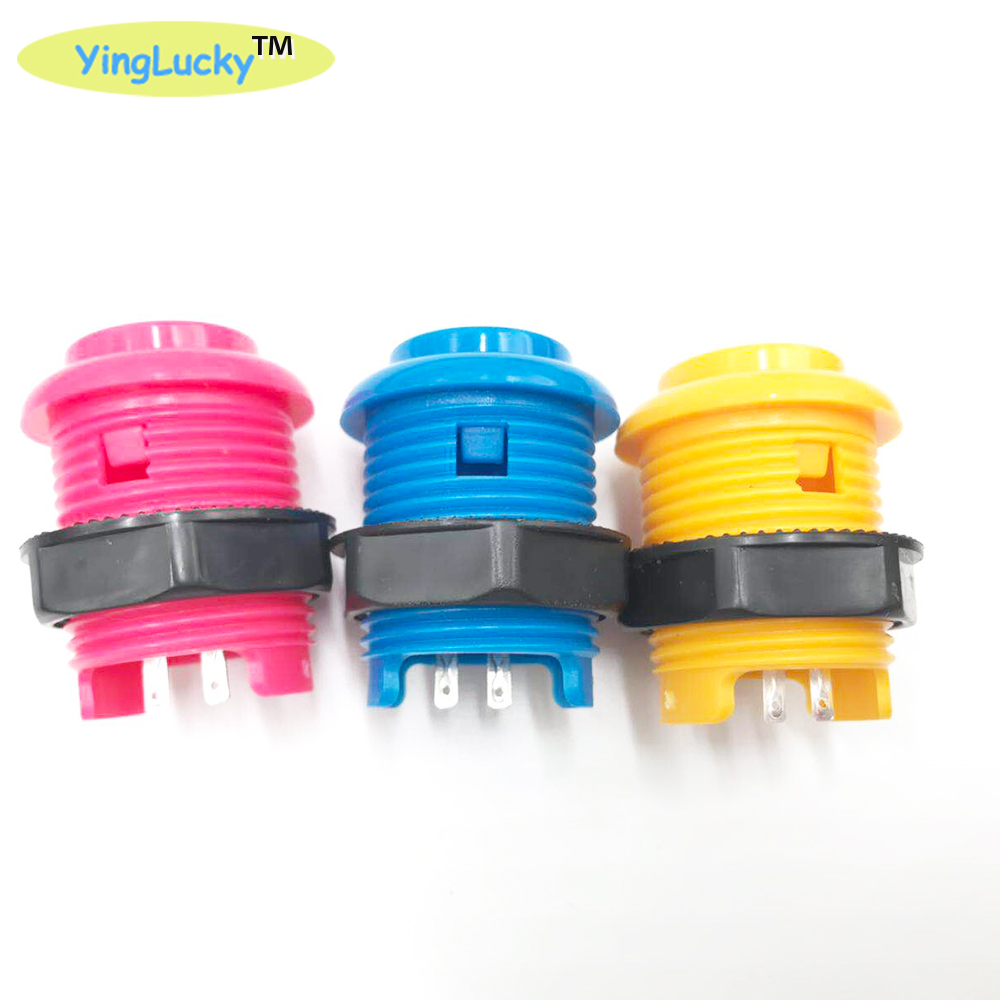 50個入り アーケードボタン 28mm 24mm ナット付き - Coin Pusher Machine のレビューと価格