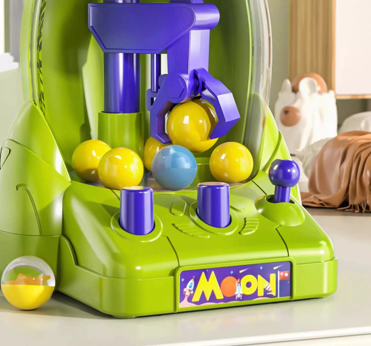 ミニスペースロケット クローマシン ボールグラバーおもちゃ  - Claw Crane Machine のレビューと価格