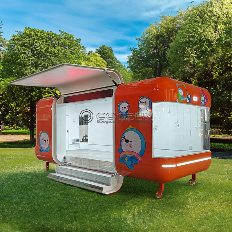 屋台移動販売車 ピザバン アイスクリーム タピオカコーヒー  - Hot Dog Vending Cart のレビューと価格